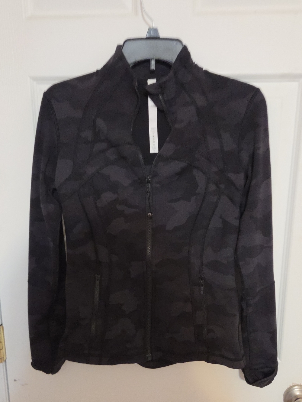 lululemon athletica Black Camo Zip-Up Utility Jacket
